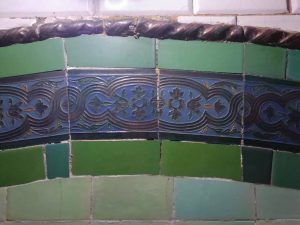 Azulejos de Mensaque en el metro de Madrid