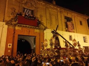 El Gran Poder pasando ante el Palacio Bucarelli